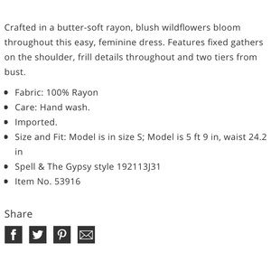 Spell & The Gypsy Collective Dresses - Spell Wild Bloom Mini Dress Spell & The Gypsy Collective Dresses - Spell Wild Bloom Mini Dress